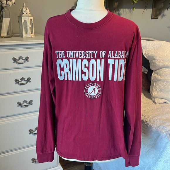 The University of Alabama Crimson Tide Long Sleeve TShirt Womens Large - Picture 1 of 6